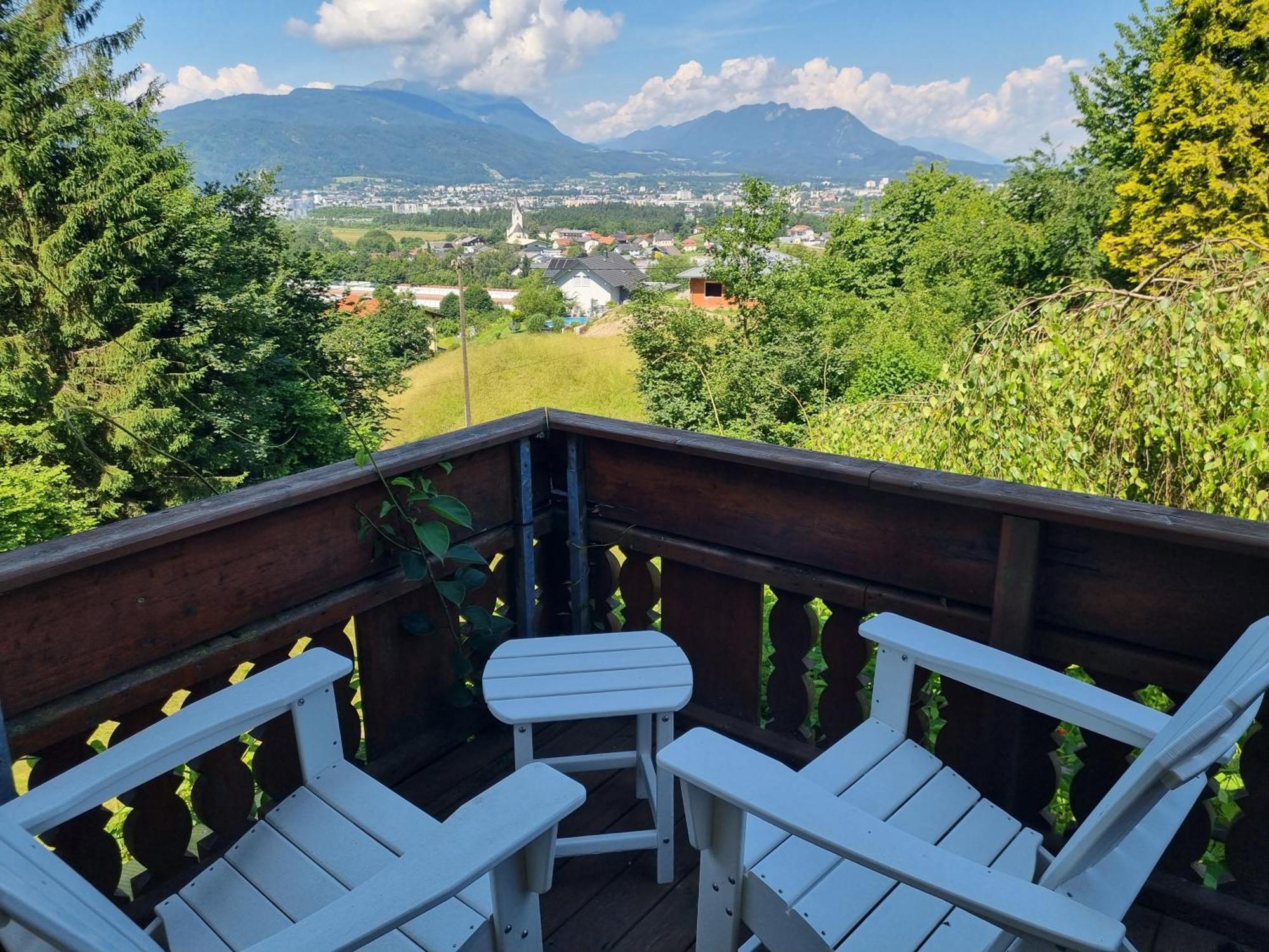 Fridas Place - Der Blick Ueber Ganz Villach - 160 M2 Ferienoase - Ganzes Haus Bis Zu 8 Personen المظهر الخارجي الصورة